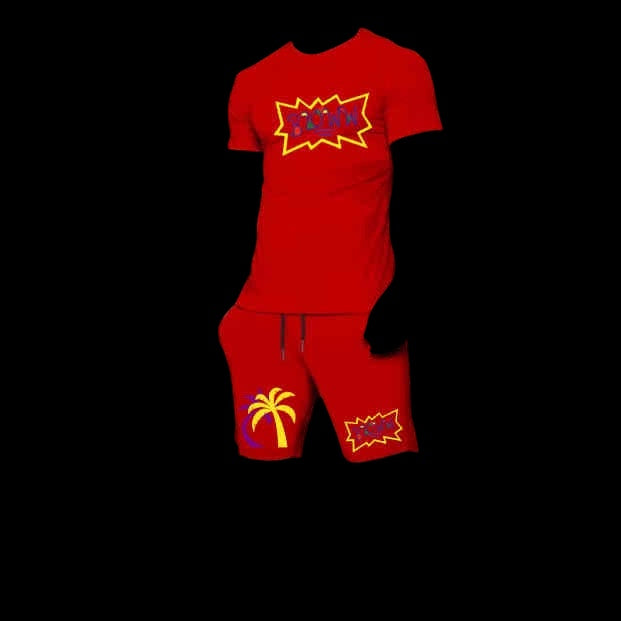 Rugrats theme Bloww summer Tshirt/short set