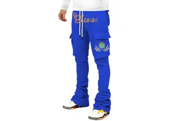 Stacked sweatpants