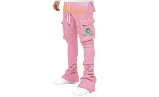 Stacked sweatpants